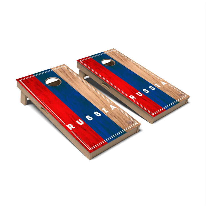 Slick Woody's Cornhole Co. Cornhole Board Russia International Flag 2.0 Cornhole Boards - Professional Signature