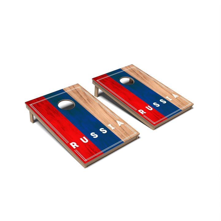 Slick Woody's Cornhole Co. Cornhole Board Russia International Flag 2.0 Cornhole Boards - Tailgate