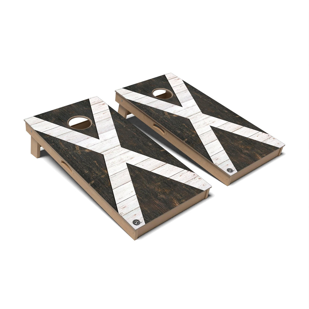 Slick Woody's Cornhole Co. Cornhole Board Rustic Scotland International Flag Cornhole Boards - Professional Signature