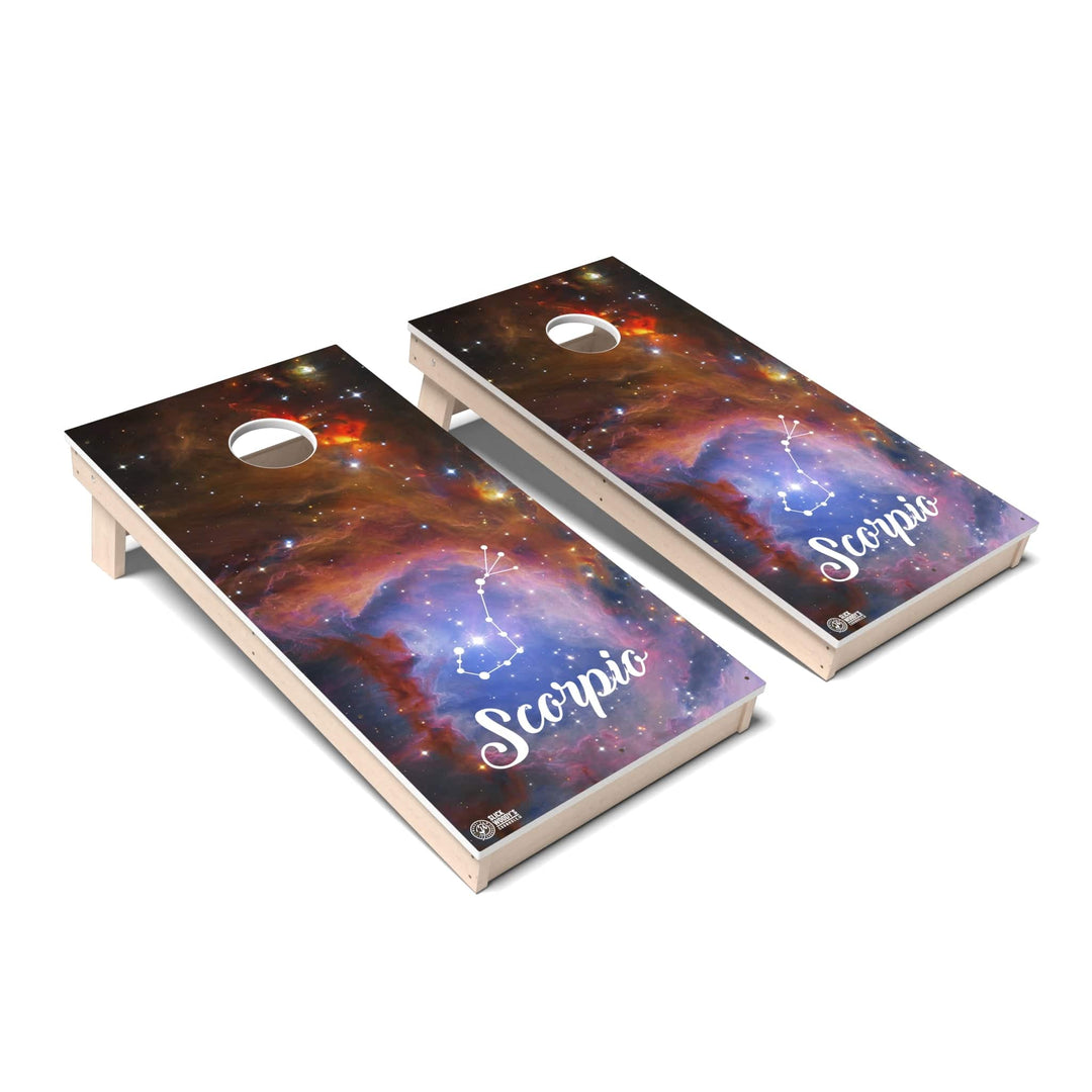 Slick Woody's Cornhole Co. Cornhole Board Scorpio Zodiac Cornhole Boards - All Weather