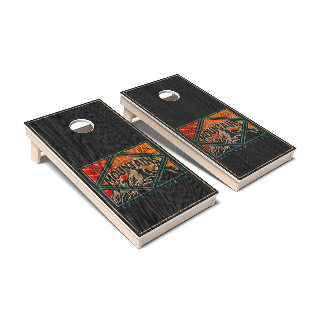 Slick Woody's Cornhole Co. Cornhole Board See You There Vintage Cornhole Boards - All Weather