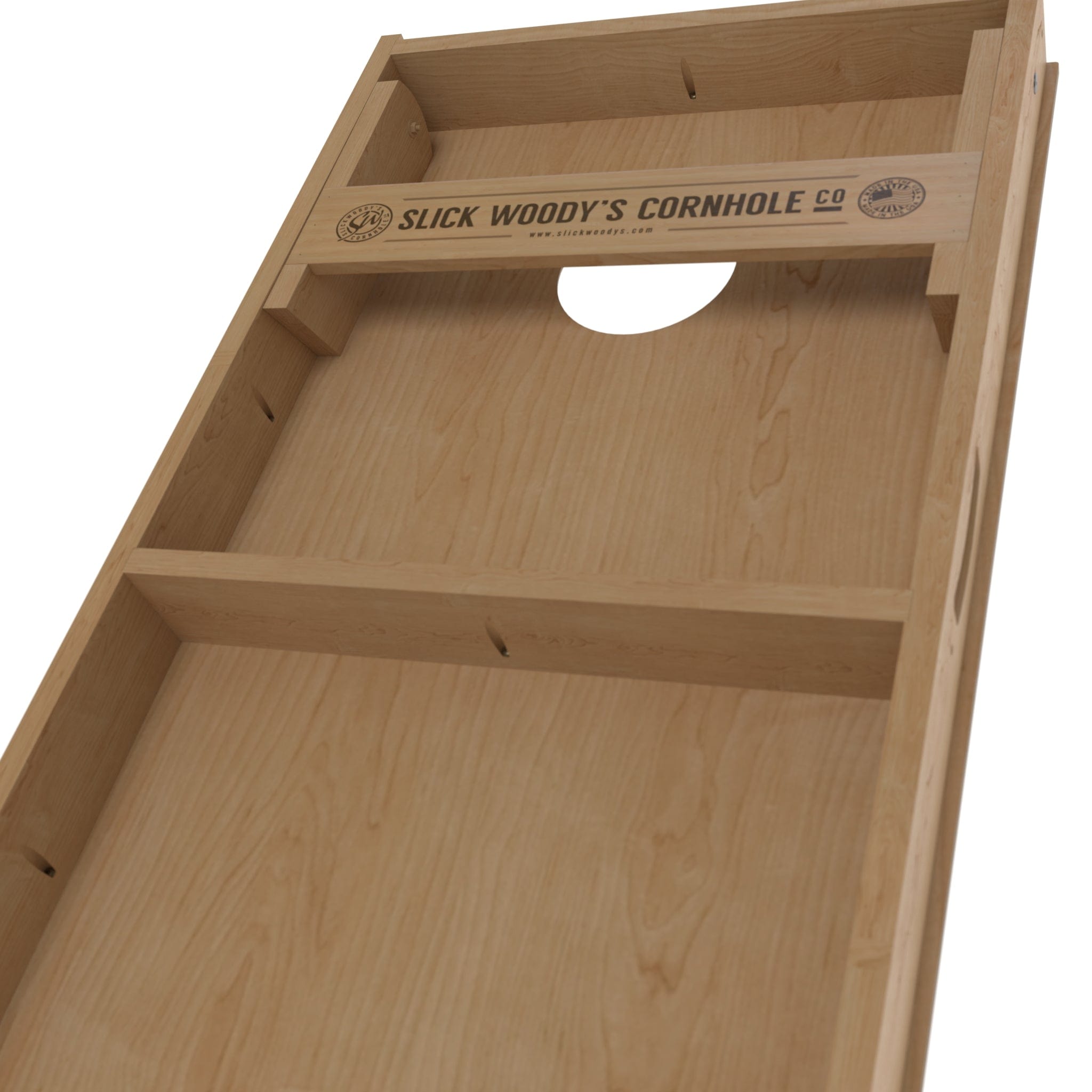 Slick Woody's Cornhole Company 素朴な州旗4 x 2フィート 規定サイズコーンホールボードセット；100%アメリカ製 Slick Woody\u0027s Cornhole Boards - Professional Signature