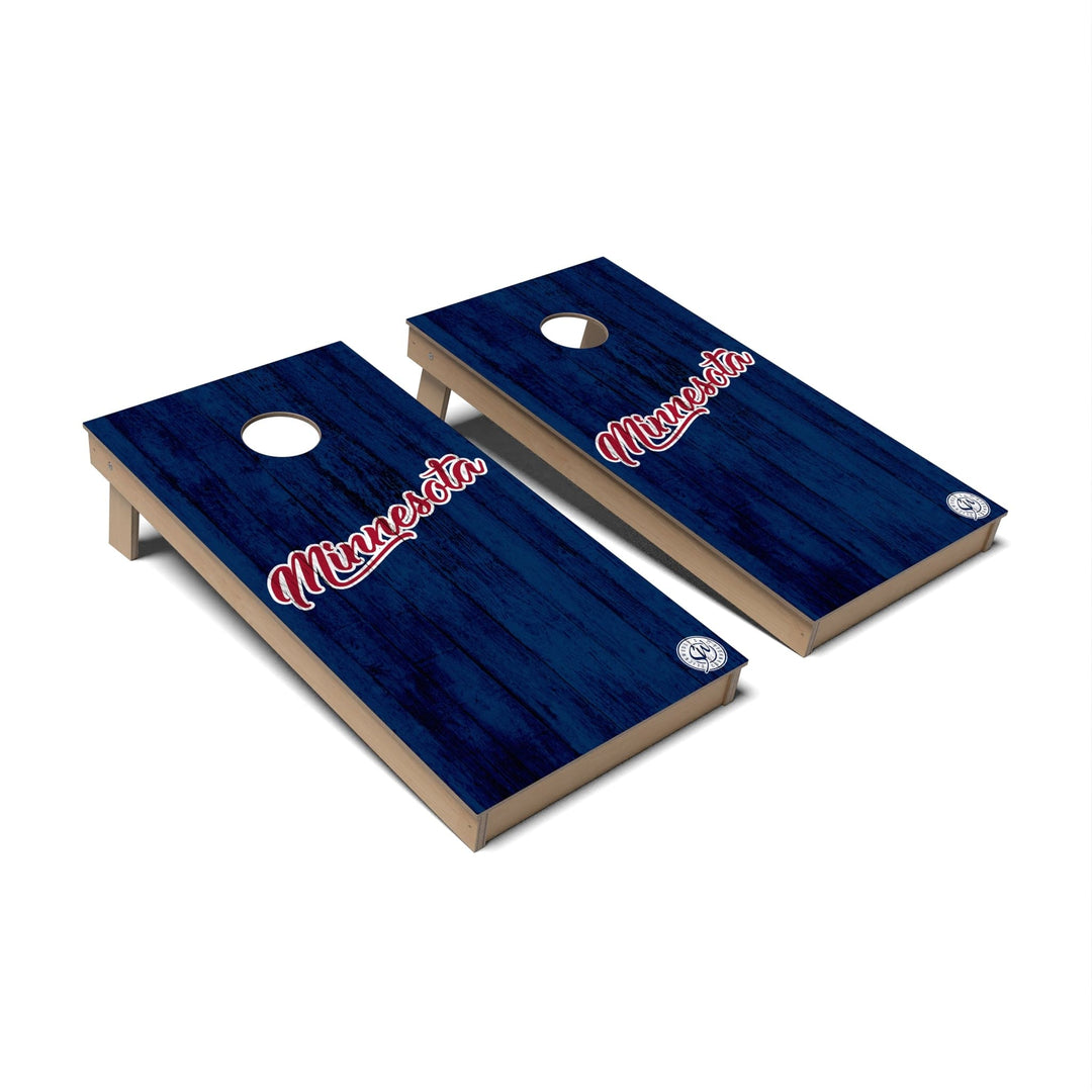 Slick Woody's Cornhole Co. Cornhole Board Solid Baseball Minnesota Cornhole Boards - Backyard