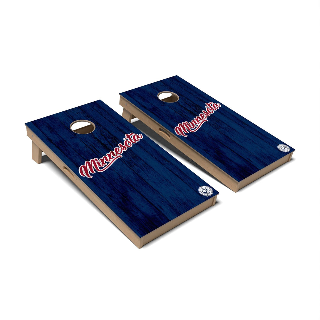 Slick Woody's Cornhole Co. Cornhole Board Solid Baseball Minnesota Cornhole Boards - Professional Signature