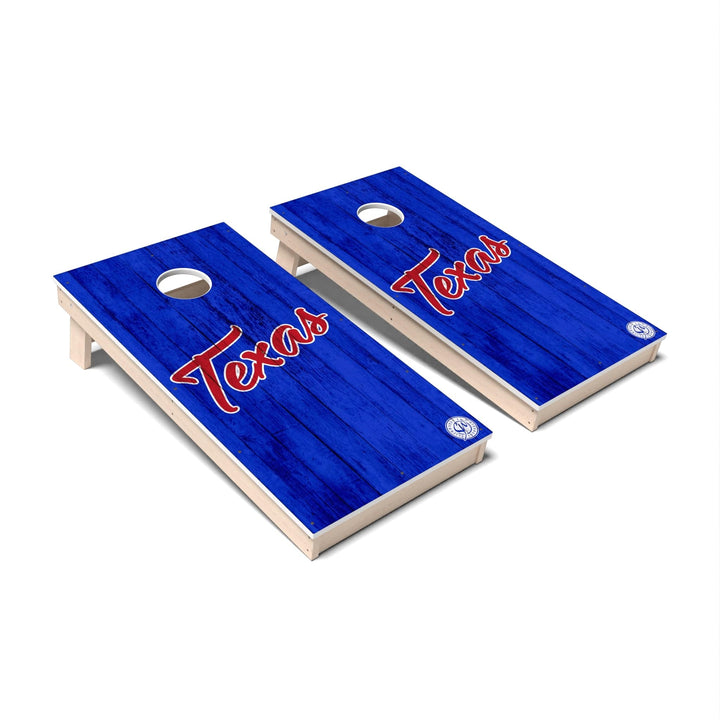 Slick Woody's Cornhole Co. Cornhole Board Solid Baseball Texas Cornhole Boards - All Weather