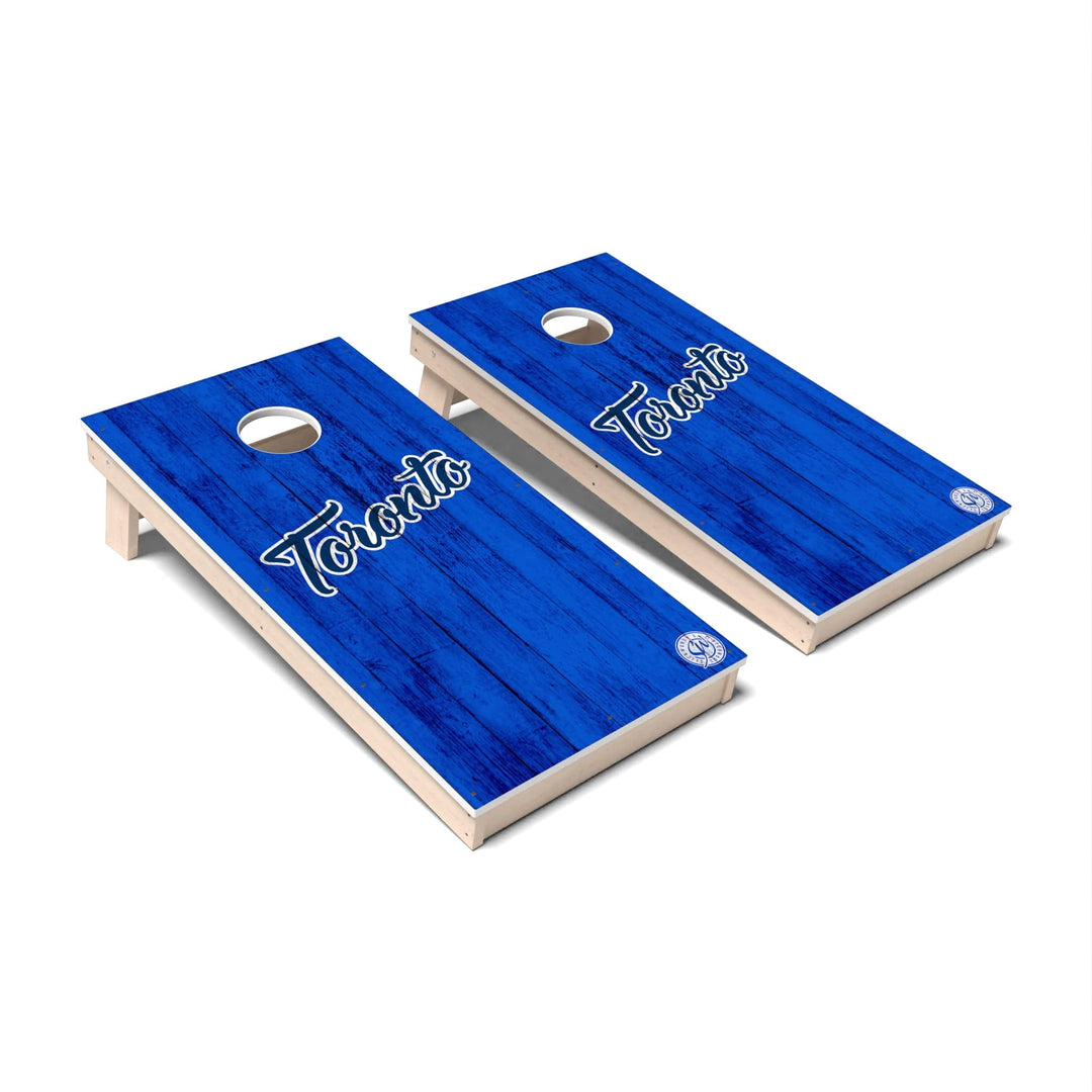 Slick Woody's Cornhole Co. Cornhole Board Solid Baseball Toronto Cornhole Boards - All Weather