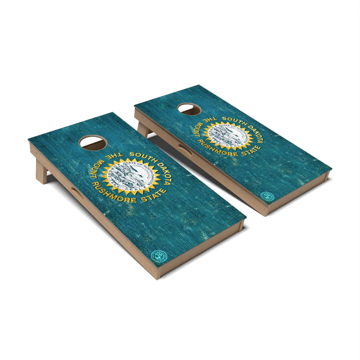 Slick Woody's Cornhole Co. Cornhole Board South Dakota Cornhole Boards - Professional Signature