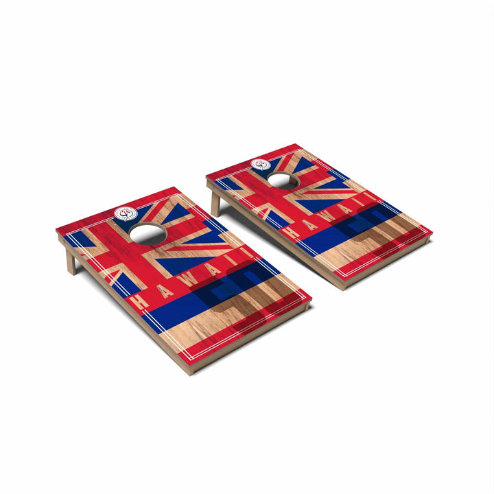 Slick Woody's Cornhole Co. Cornhole Board State Flag 2.0 Hawaii Cornhole Boards - Tailgate