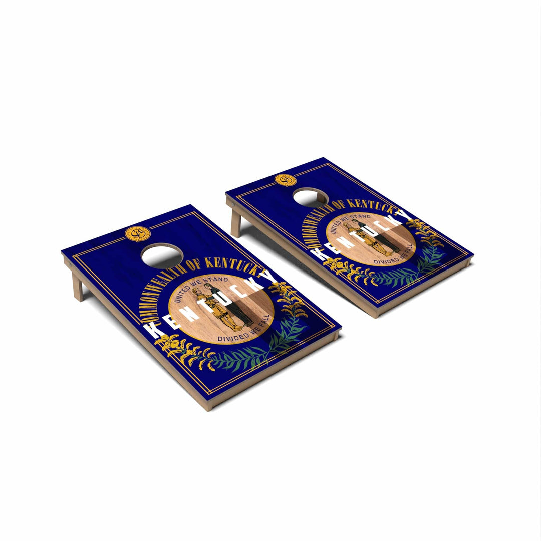 Slick Woody's Cornhole Co. Cornhole Board State Flag 2.0 Kentucky Cornhole Boards - Tailgate