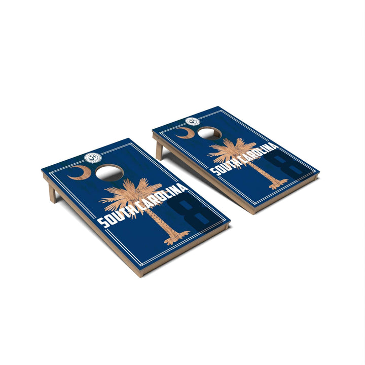 Slick Woody's Cornhole Co. Cornhole Board State Flag 2.0 South Carolina Cornhole Boards - Tailgate