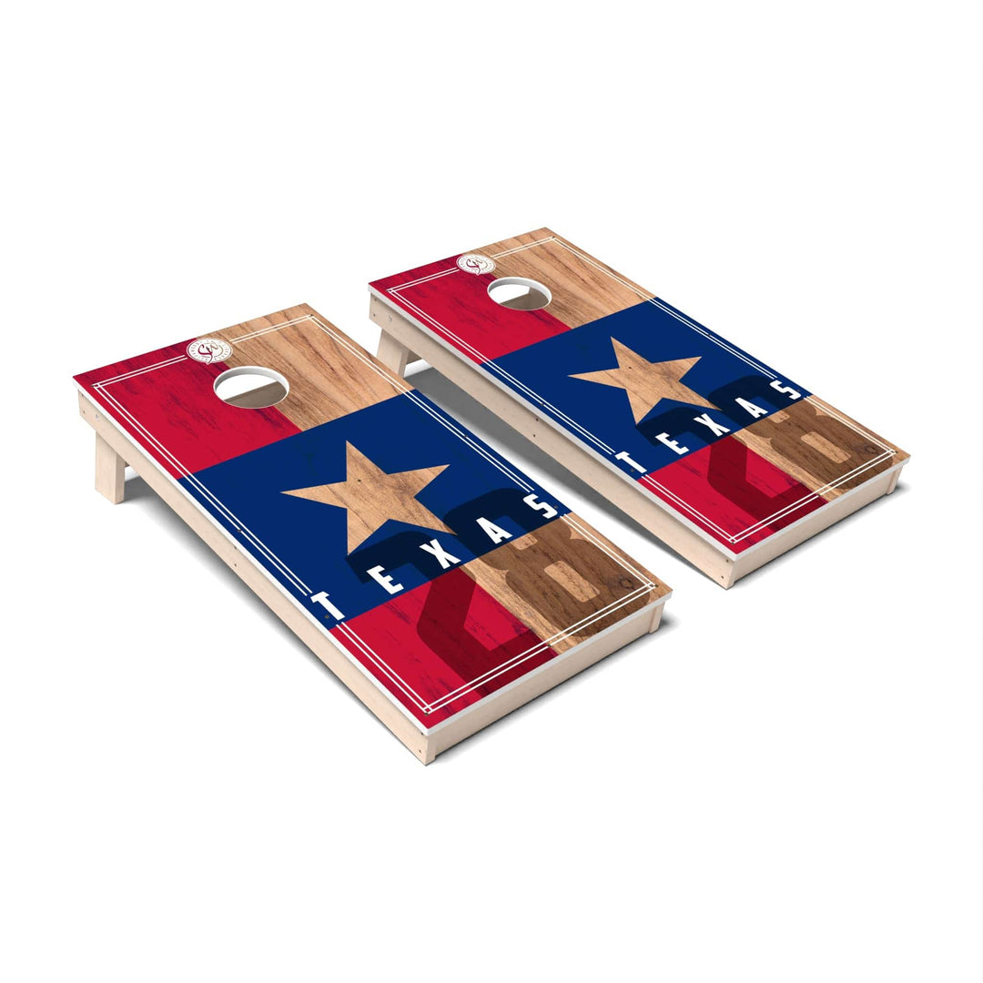 Slick Woody's Cornhole Co. Cornhole Board State Flag 2.0 Texas Cornhole Boards - All Weather