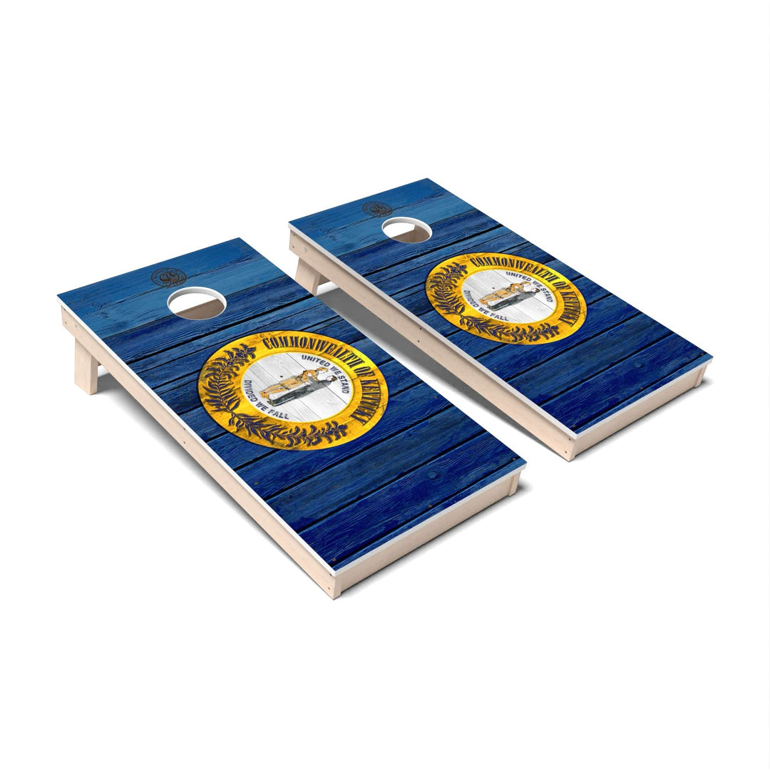 Slick Woody's Cornhole Co. Cornhole Board State Flag Full Color Kentucky Cornhole Boards - All Weather