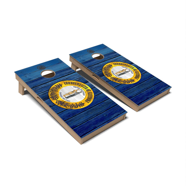 Slick Woody's Cornhole Co. Cornhole Board State Flag Full Color Kentucky Cornhole Boards - Professional Signature