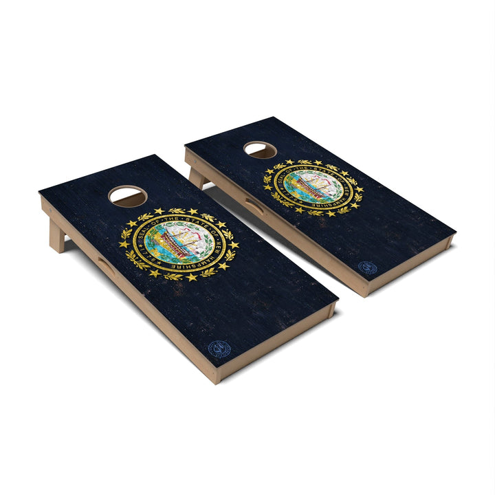 Slick Woody's Cornhole Co. Cornhole Board State Flag Full Color New Hampshire Cornhole Boards - Professional Signature