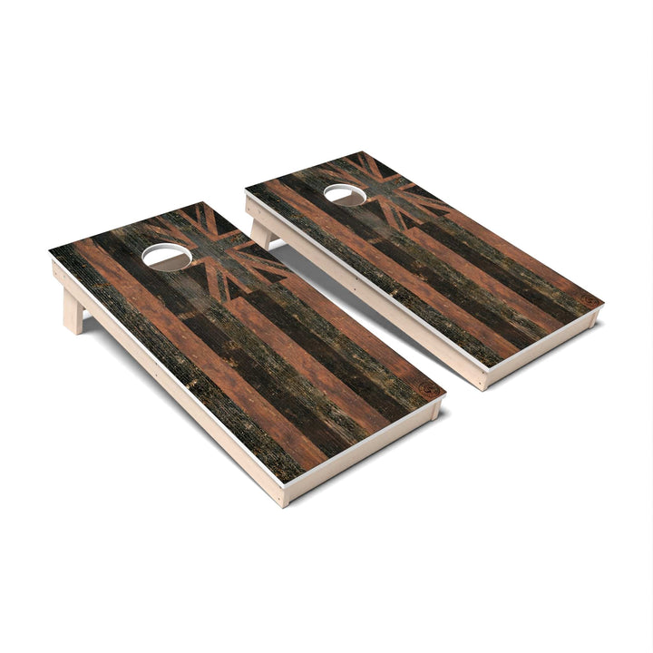 Slick Woody's Cornhole Co. Cornhole Board State Flag Vintage Hawaii Cornhole Boards - All Weather