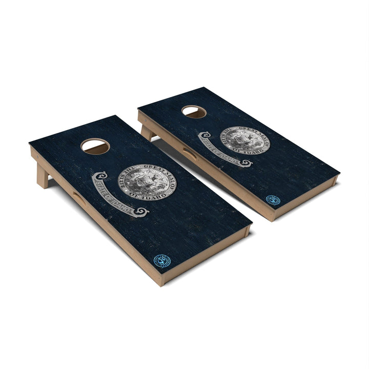 Slick Woody's Cornhole Co. Cornhole Board State Flag Vintage Idaho Cornhole Boards - Professional Signature