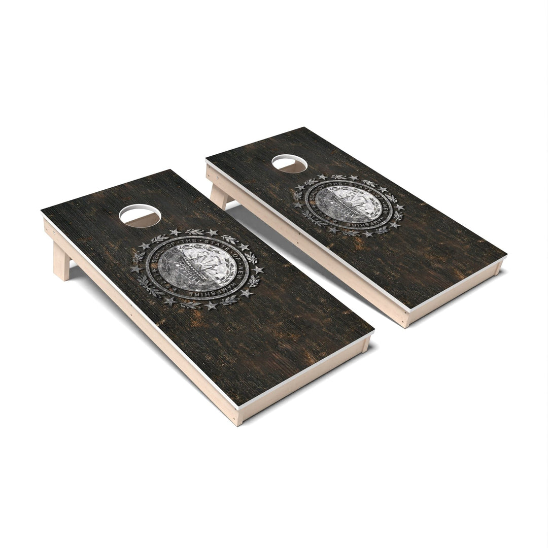 Slick Woody's Cornhole Co. Cornhole Board State Flag Vintage New Hampshire Cornhole Boards - All Weather
