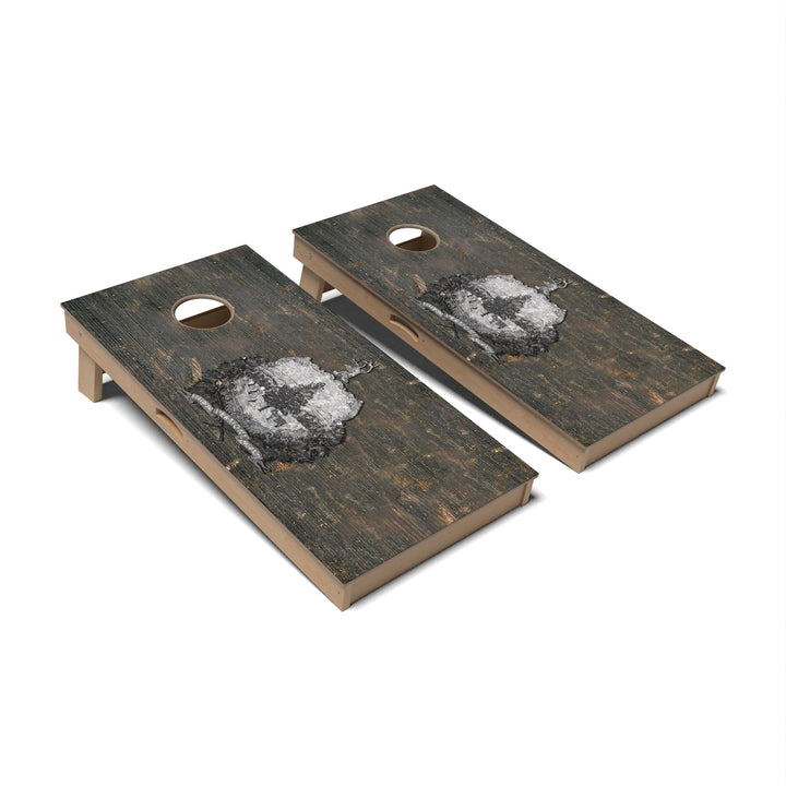Slick Woody's Cornhole Co. Cornhole Board State Flag Vintage Vermont Cornhole Boards - Professional Signature