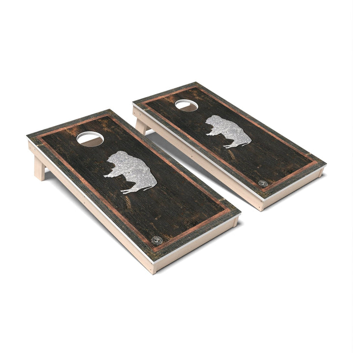 Slick Woody's Cornhole Co. Cornhole Board State Flag Vintage Wyoming Cornhole Boards - All Weather