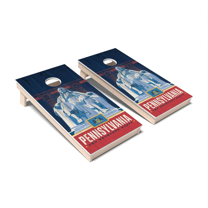 Slick Woody's Cornhole Co. Cornhole Board State Pride Pennsylvania Cornhole Boards - All Weather