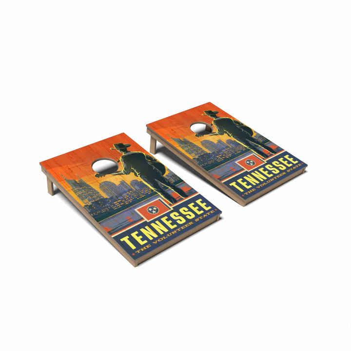 Slick Woody's Cornhole Co. Cornhole Board State Pride Tennessee Cornhole Boards - Tailgate