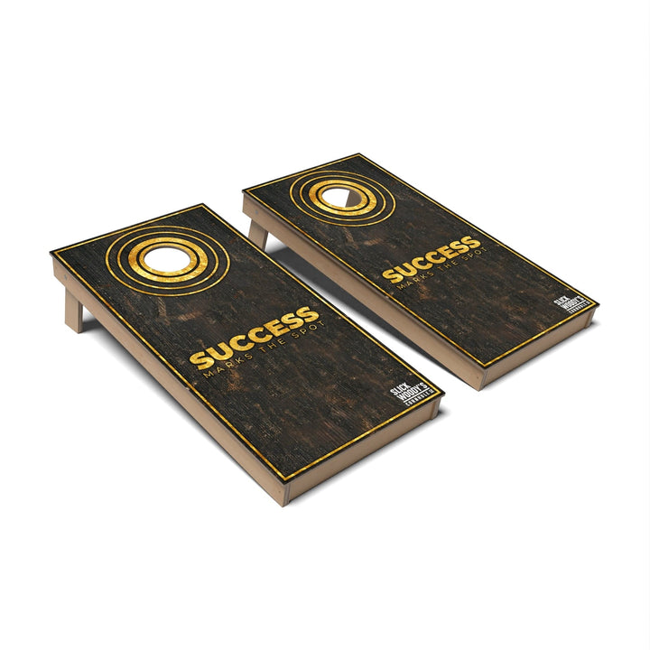 Slick Woody's Cornhole Co. Cornhole Board Success Inspirational Cornhole Boards - Backyard