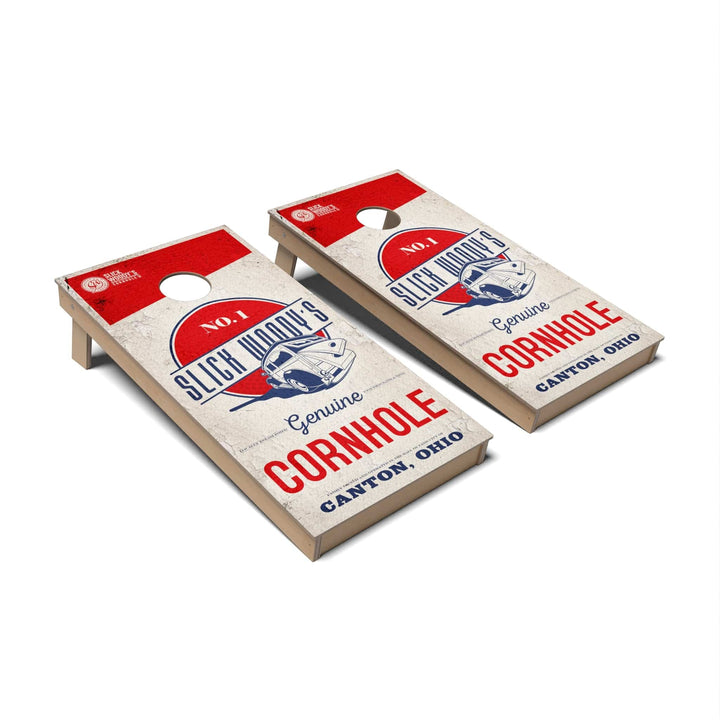 Slick Woody's Cornhole Co. Cornhole Board SW Americana No. 1 Americana Cornhole Boards - Backyard