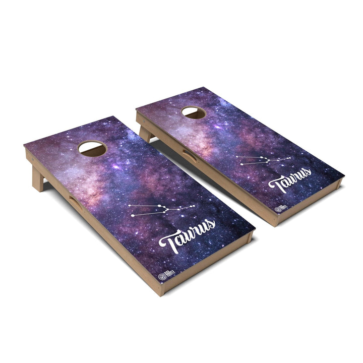 Slick Woody's Cornhole Co. Cornhole Board Taurus Zodiac Cornhole Boards - Backyard