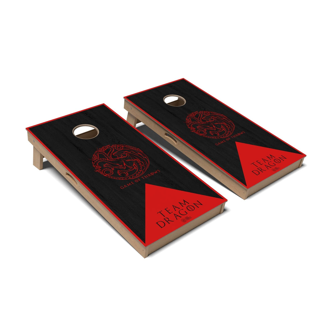 Slick Woody's Cornhole Co. Cornhole Board Team Dragon Game of Throws Cornhole Boards - Professional Signature