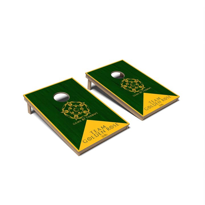 Slick Woody's Cornhole Co. Cornhole Board Team Golden Rose Game of Throws Cornhole Boards - Tailgate