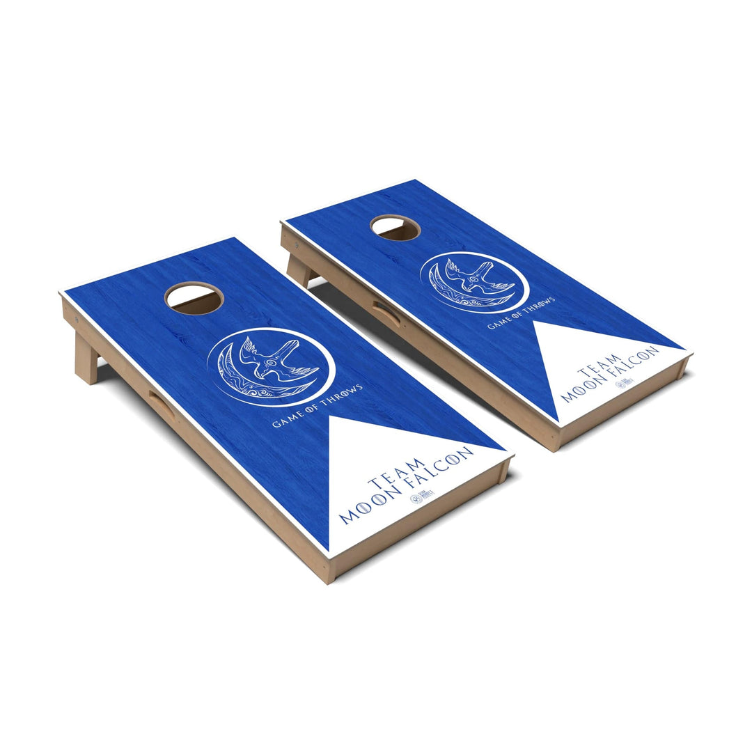 Slick Woody's Cornhole Co. Cornhole Board Team Moon Falcon Game of Throws Cornhole Boards - Professional Signature