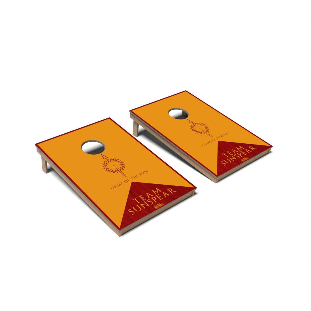 Slick Woody's Cornhole Co. Cornhole Board Team Sunspear Game of Throws Cornhole Boards - Tailgate