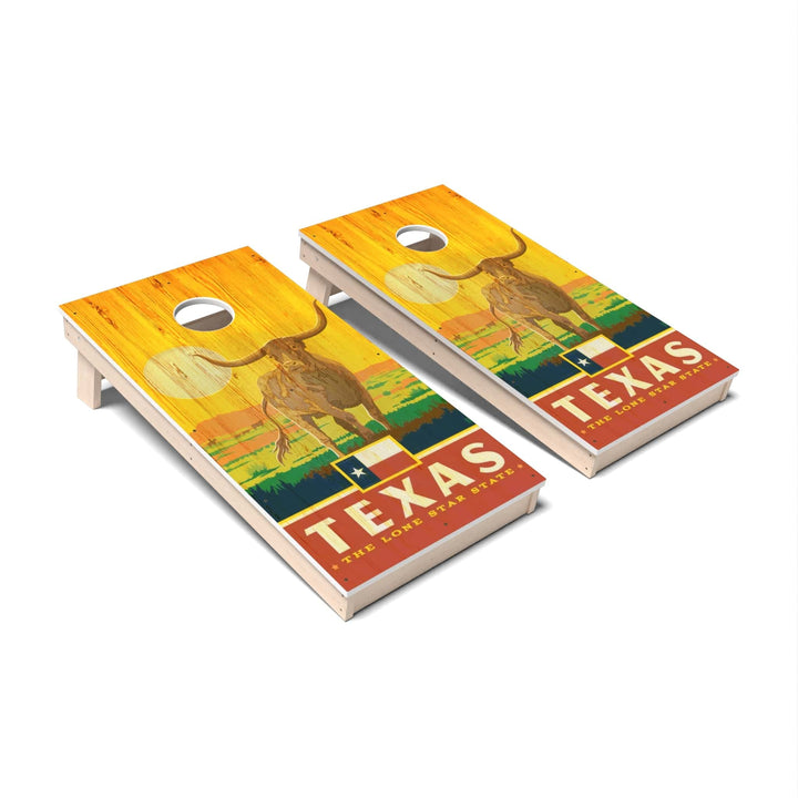 Slick Woody's Cornhole Co. Cornhole Board Texas State Pride Cornhole Boards - All Weather