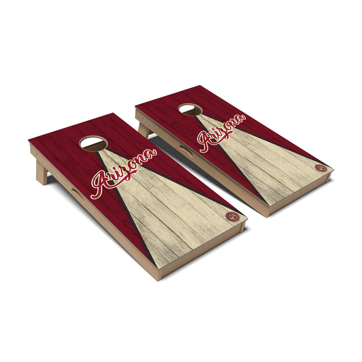 Slick Woody's Cornhole Co. Cornhole Board Triangle Baseball Arizona Cornhole Boards - Professional Signature