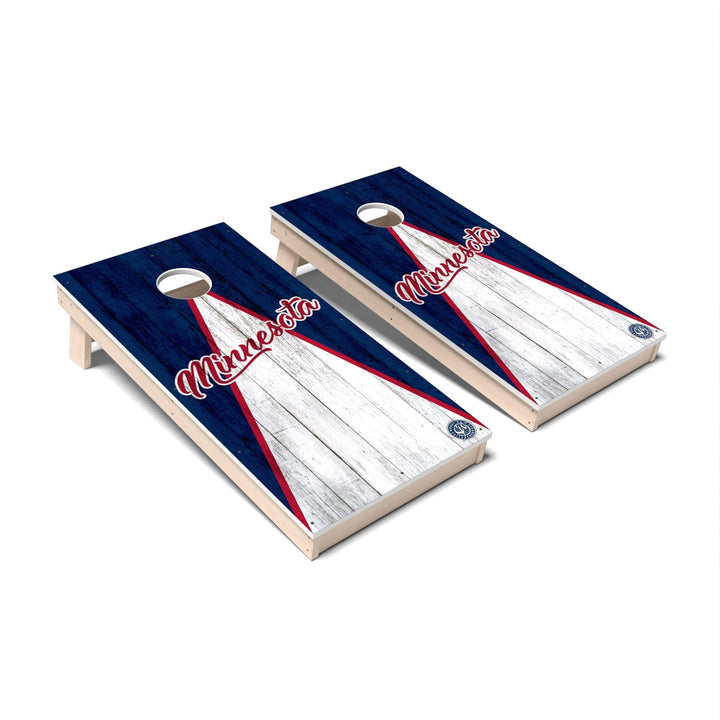 Slick Woody's Cornhole Co. Cornhole Board Triangle Baseball Minnesota Cornhole Boards - All Weather