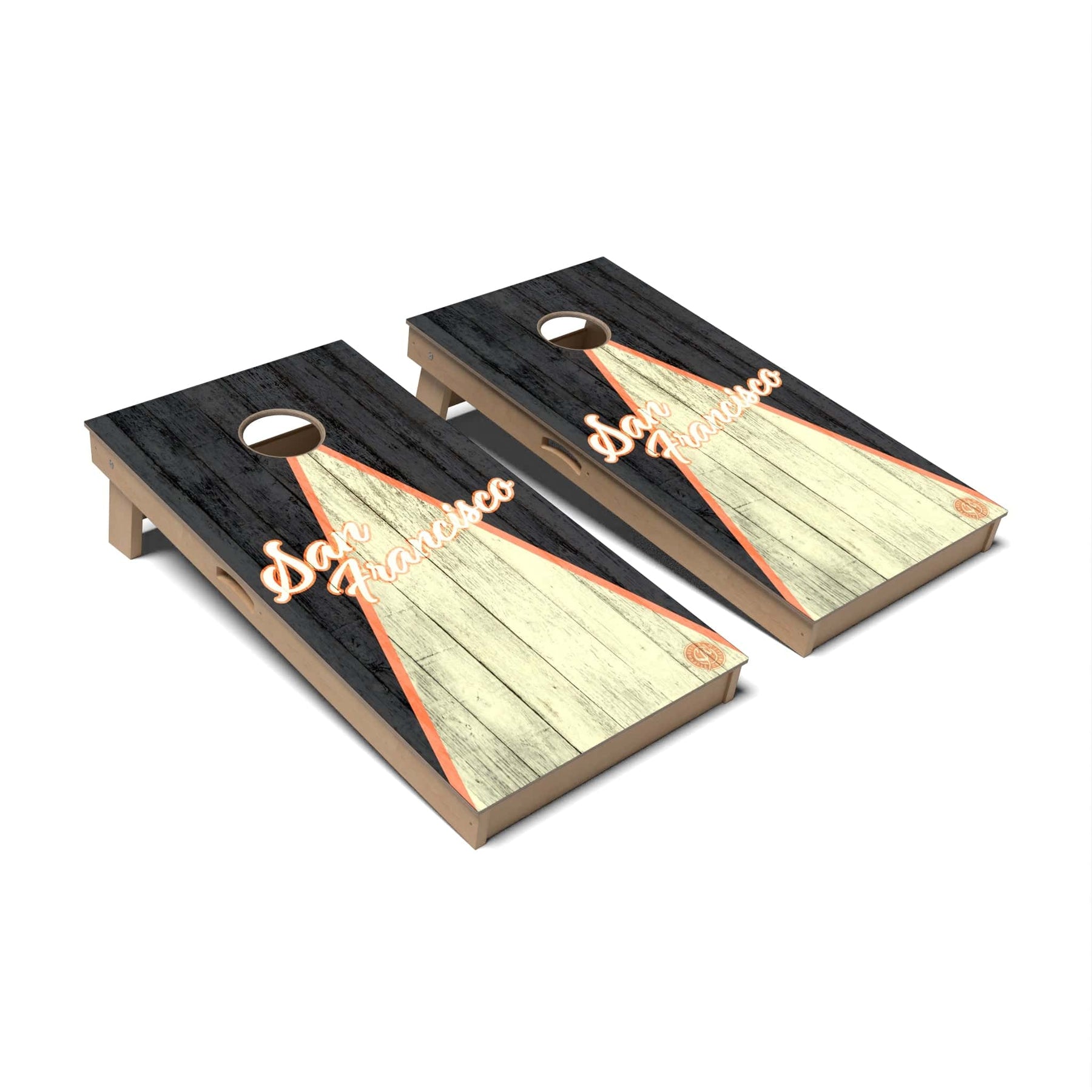 San Francisco Cornhole Boards - Professional Signature