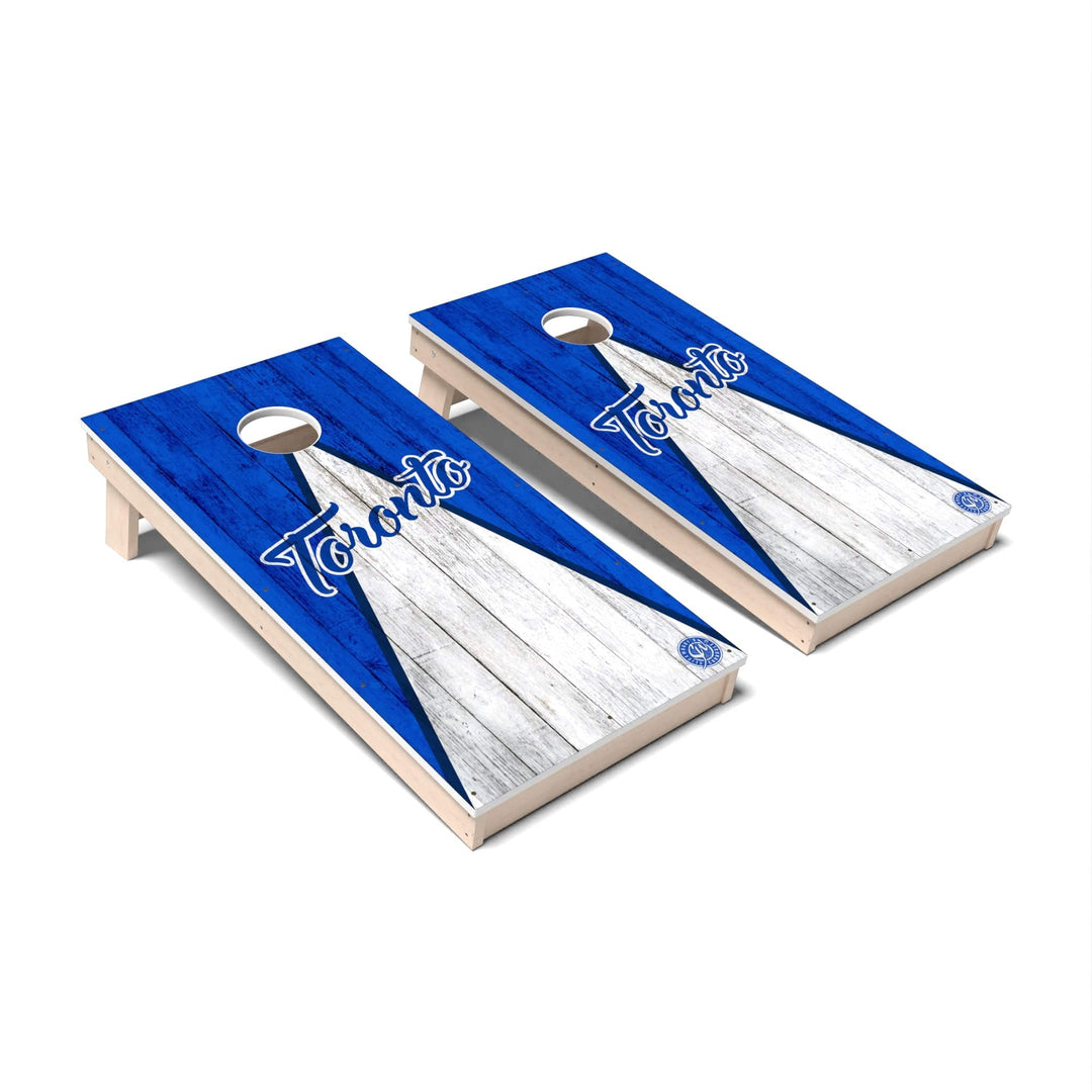 Slick Woody's Cornhole Co. Cornhole Board Triangle Baseball Toronto Cornhole Boards - All Weather