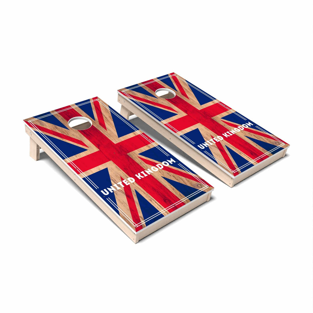Slick Woody's Cornhole Co. Cornhole Board United Kingdom International Flag 2.0 Cornhole Boards - All Weather