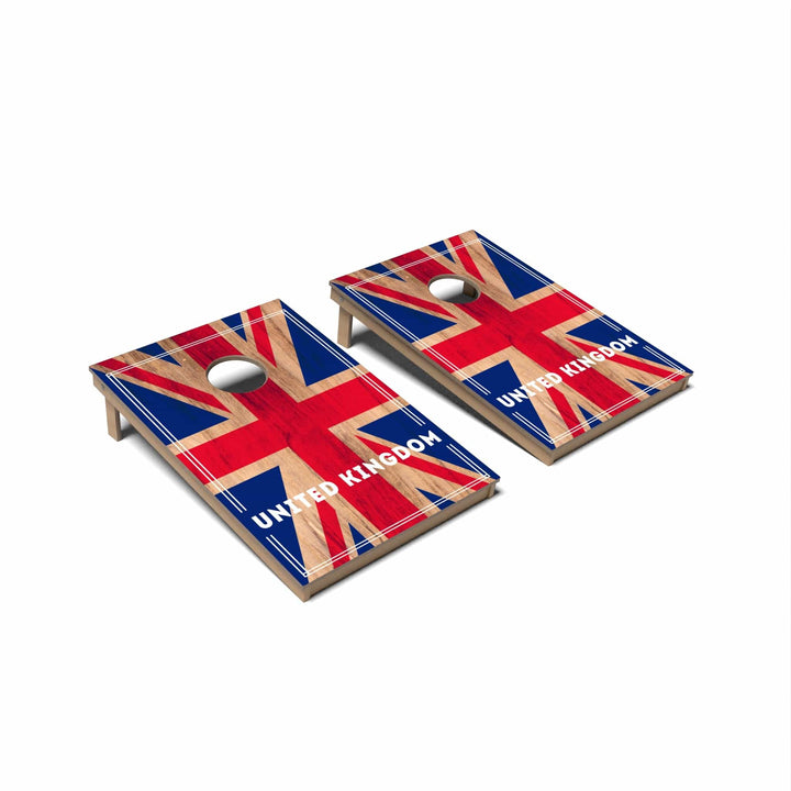 Slick Woody's Cornhole Co. Cornhole Board United Kingdom International Flag 2.0 Cornhole Boards - Tailgate