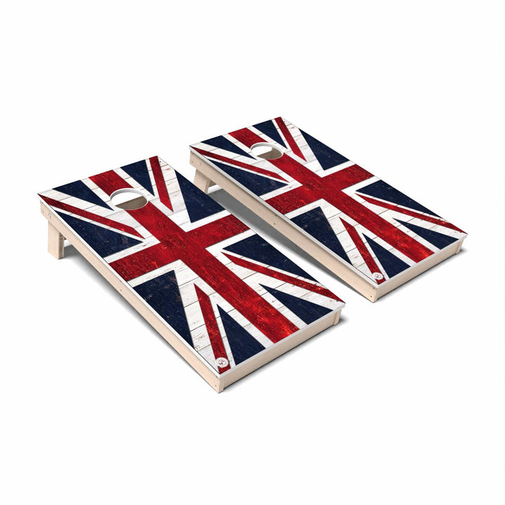 Slick Woody's Cornhole Co. Cornhole Board United Kingdom International Flag Cornhole Boards - All Weather
