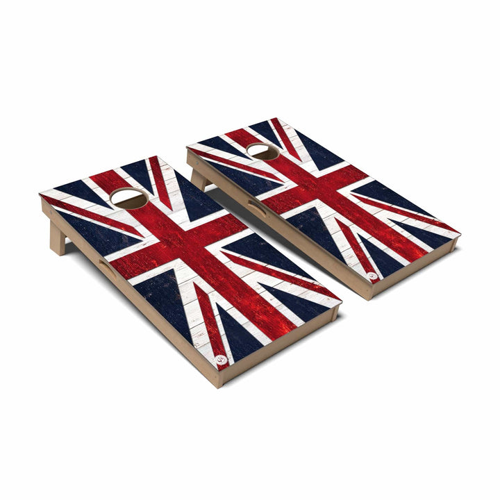 Slick Woody's Cornhole Co. Cornhole Board United Kingdom International Flag Cornhole Boards - Professional Signature