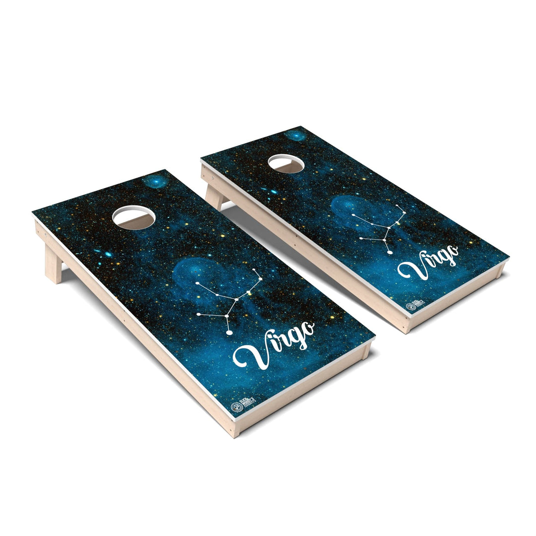 Slick Woody's Cornhole Co. Cornhole Board Virgo Zodiac Cornhole Boards - All Weather