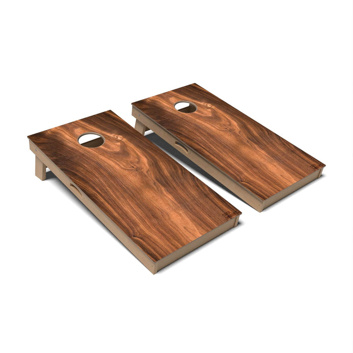 Slick Woody's Cornhole Co. Cornhole Board Walnut Natural Wood Cornhole Boards - Professional Signature