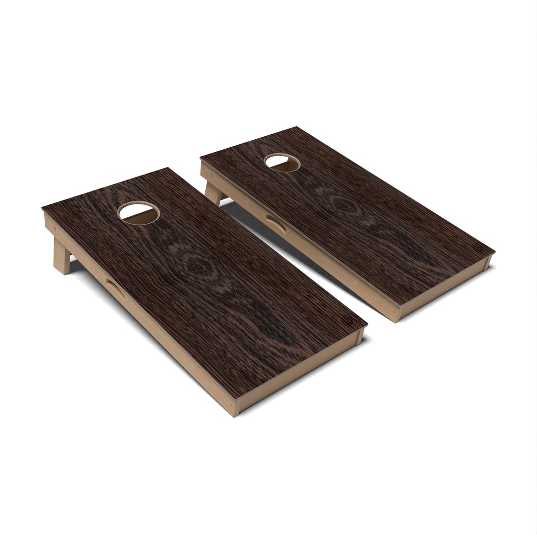 Slick Woody's Cornhole Co. Cornhole Board Wenge Natural Wood Cornhole Boards - Professional Signature