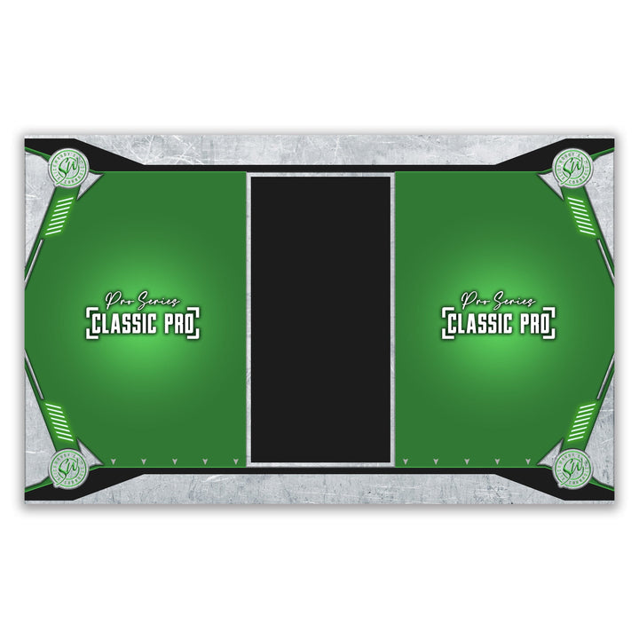 Slick Woody's Cornhole Co. Cornhole Pitch Pad Set Green Classic Pro Pitch Pad Set