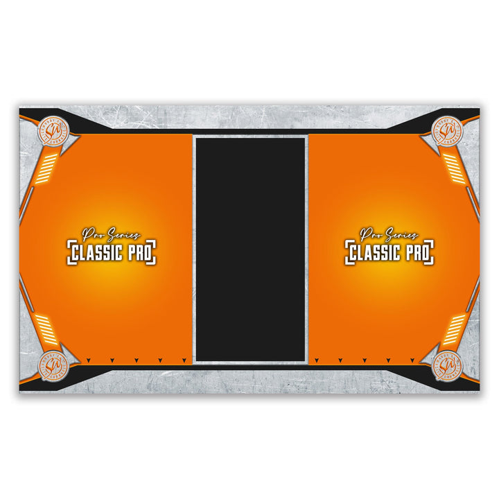 Slick Woody's Cornhole Co. Cornhole Pitch Pad Set Orange Classic Pro Pitch Pad Set