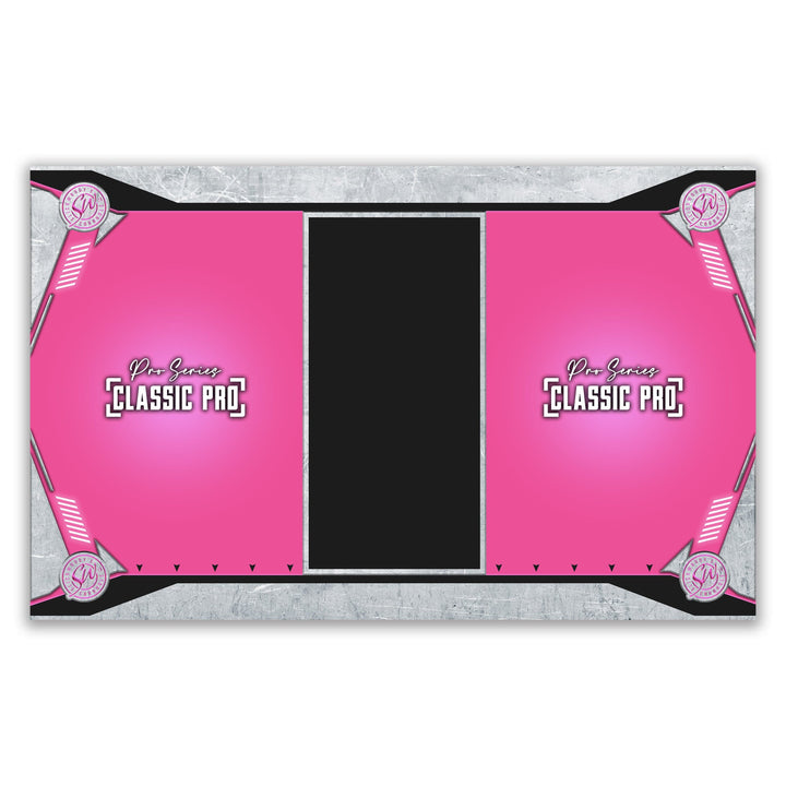 Slick Woody's Cornhole Co. Cornhole Pitch Pad Set Pink Classic Pro Pitch Pad Set