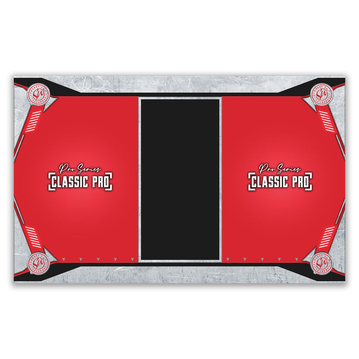 Slick Woody's Cornhole Co. Cornhole Pitch Pad Set Red Classic Pro Pitch Pad Set
