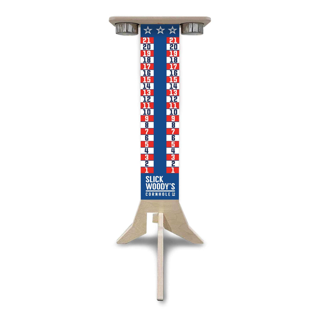 Slick Woody's Cornhole Co. Cornhole Scoreboard Slick Woody's Red, White, and Blue Cornhole Score Tower