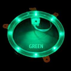 Slick Woody's Cornhole Co. OPTIONS_HIDDEN_PRODUCT Green Light Up LED Lanterns (Set of 2)
